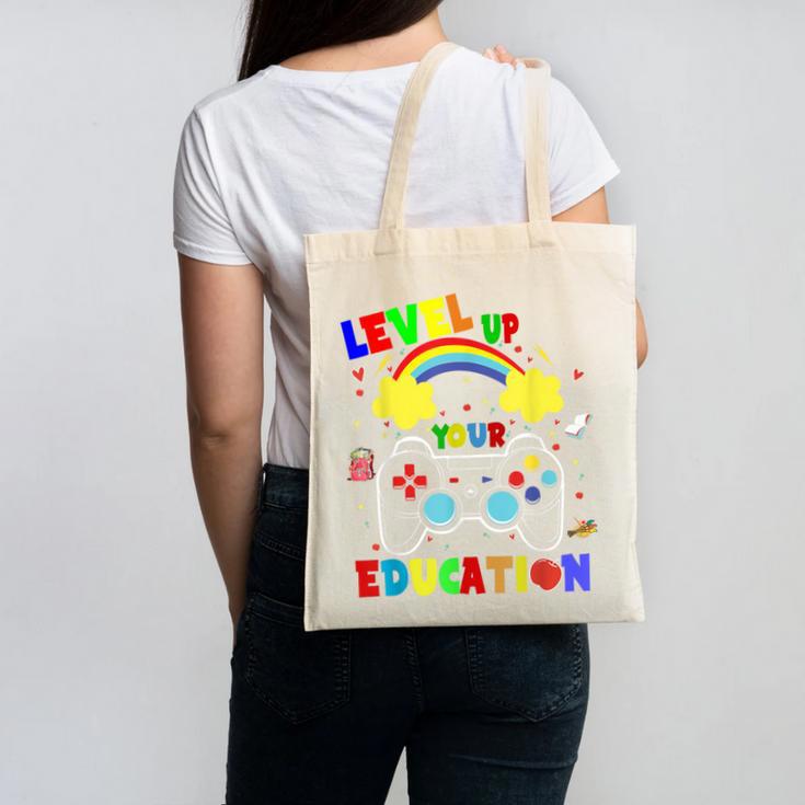 Level Up Your Education Gaming Inspired Teacher Gamers For Men Women Kids Canvas Tote Bag, trending gift Level Up Your Education Gaming Inspired Teacher Gamers For Men Women Kids Canvas Tote Bag, trending gift