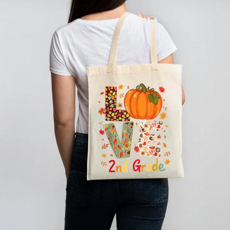 Love 2nd Grade Happy Fall Thanksgiving For 2nd Teacher For Men Women Girls Kids Canvas Tote Bag, 2nd Grade Teacher Gifts, trending gift Love 2nd Grade Happy Fall Thanksgiving For 2nd Teacher For Men Women Girls Kids Canvas Tote Bag, 2nd Grade Teacher Gifts, trending gift