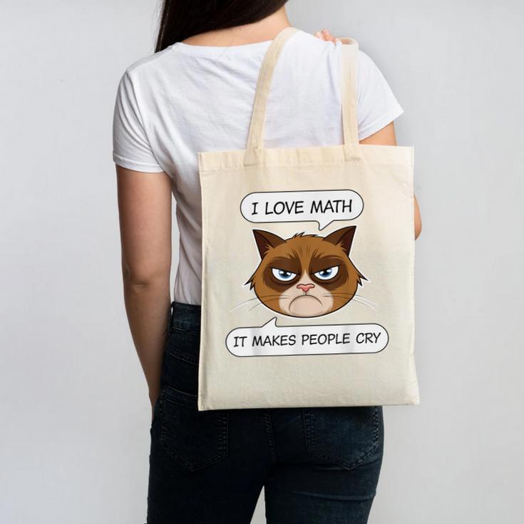 I Love Math It Makes People Cry Math Teacher Canvas Tote Bag, trending gift I Love Math It Makes People Cry Math Teacher Canvas Tote Bag, trending gift