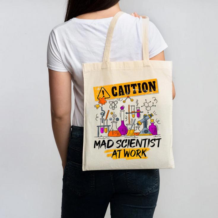 Mad Scientist Halloween Costume Science Teacher Canvas Tote Bag