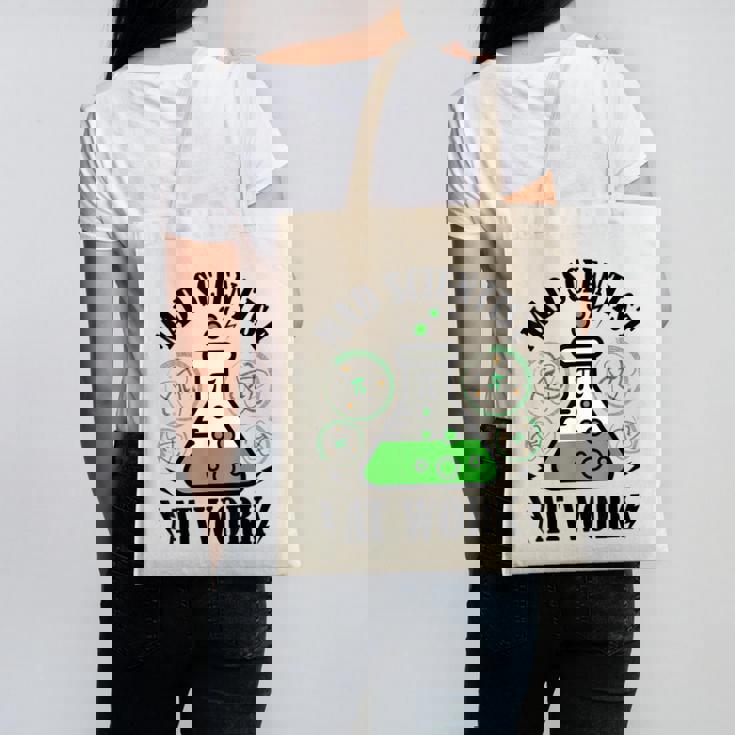 Mad Scientist Science Teacher Halloween Costume Teen Girls Canvas Tote Bag