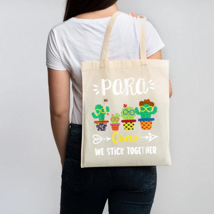 PARA Crew School Cactus Team PARA Teacher Squad For Men Women Kids Canvas Tote Bag, trending gift PARA Crew School Cactus Team PARA Teacher Squad For Men Women Kids Canvas Tote Bag, trending gift