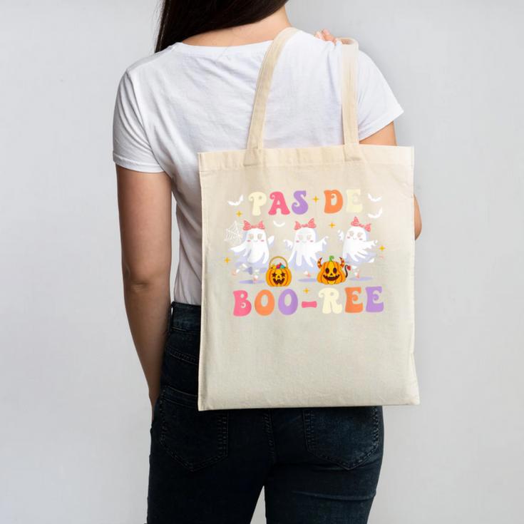 Pas De Boo-Ree Teachers Halloween Costume Ballet Dancers Canvas Tote Bag, trending gift Pas De Boo-Ree Teachers Halloween Costume Ballet Dancers Canvas Tote Bag, trending gift