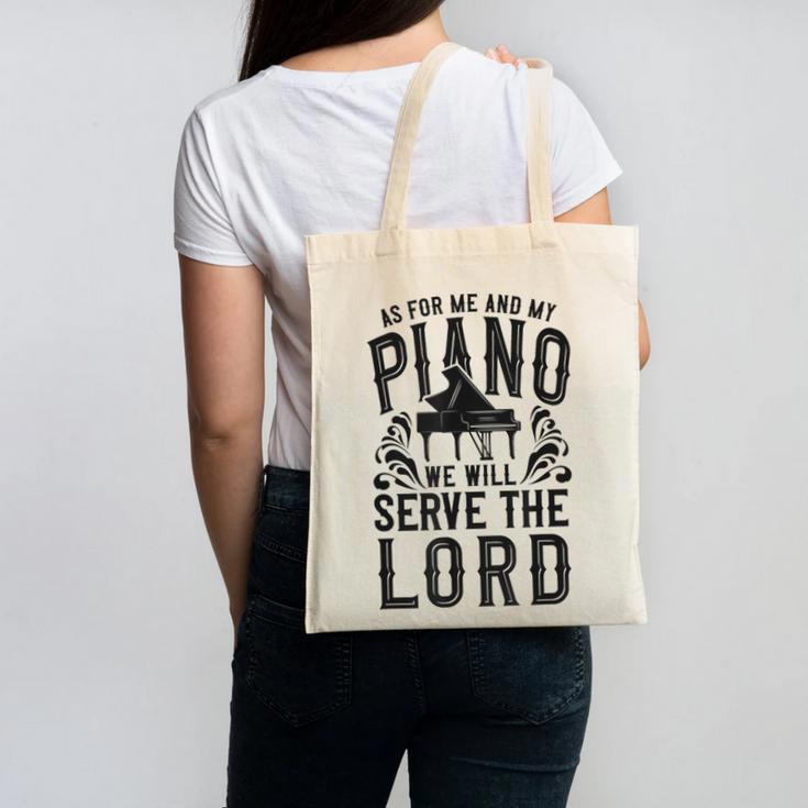 Piano Teacher Pianist Canvas Tote Bag