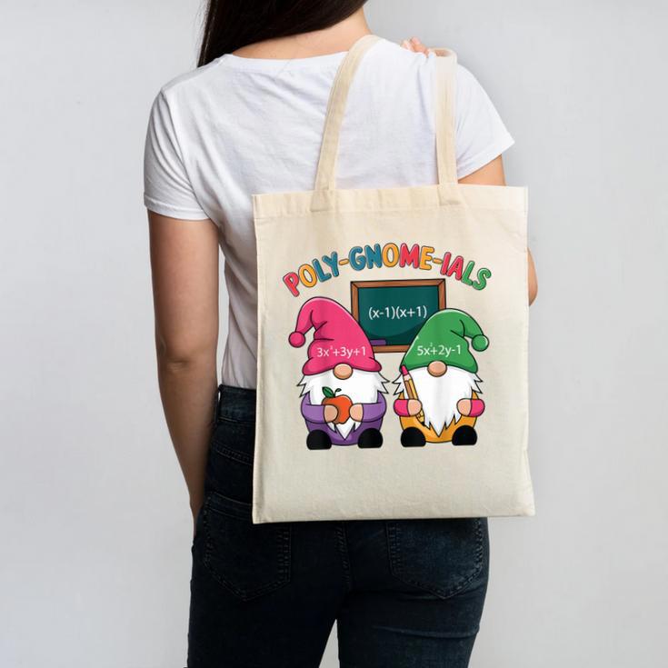 Poly-Gnome-Ials Algebra Teacher Calcul Teacher Canvas Tote Bag