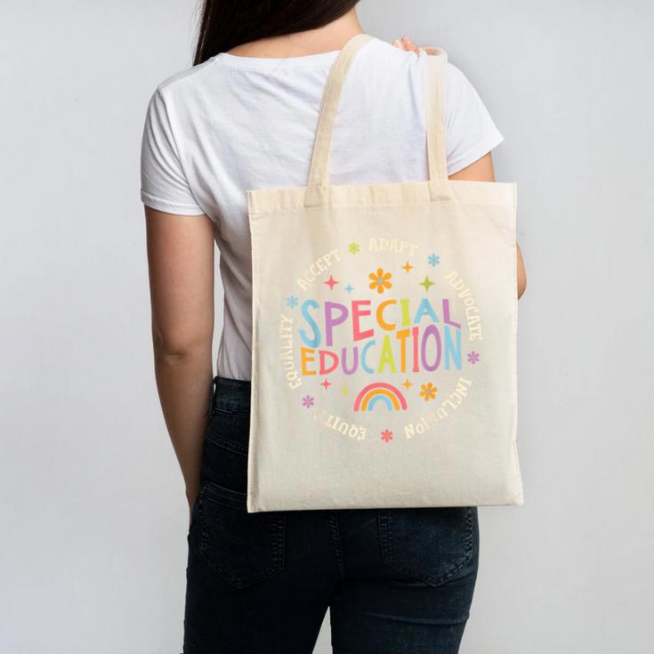 Special Education Teacher Autism Awareness For Men Women Canvas Tote Bag, trending gift