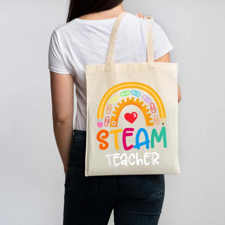 STEAM Teacher Squad Team Crew Back To School STEM Special Canvas Tote Bag, trending gift STEAM Teacher Squad Team Crew Back To School STEM Special Canvas Tote Bag, trending gift