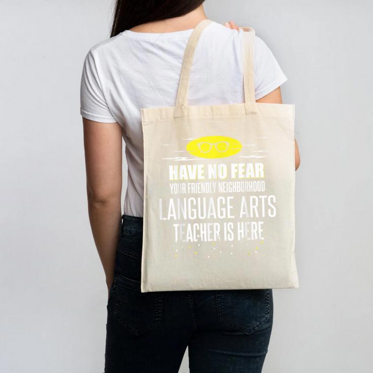 Super Language Arts Teacher Have No Fear T-Shirt Canvas Tote Bag, Super Teacher Gifts, trending gift