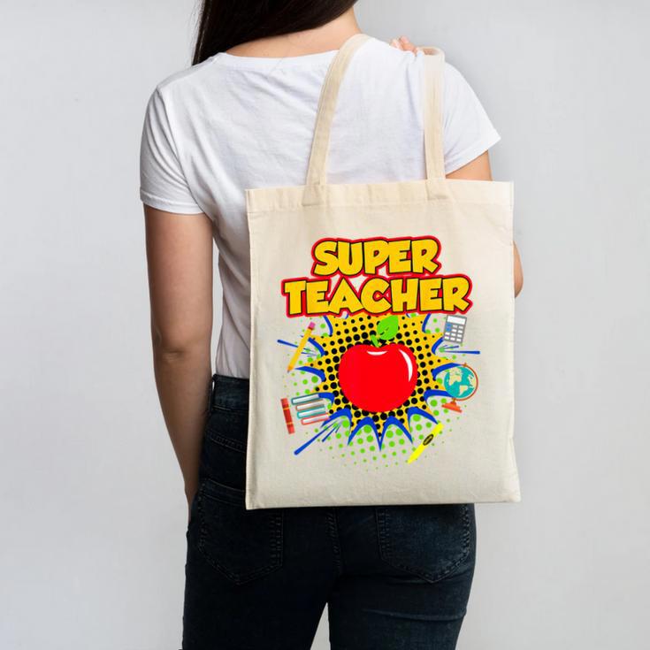 Superhero Teacher Appreciation Teaching Tee Canvas Tote Bag, trending gift Superhero Teacher Appreciation Teaching Tee Canvas Tote Bag, trending gift