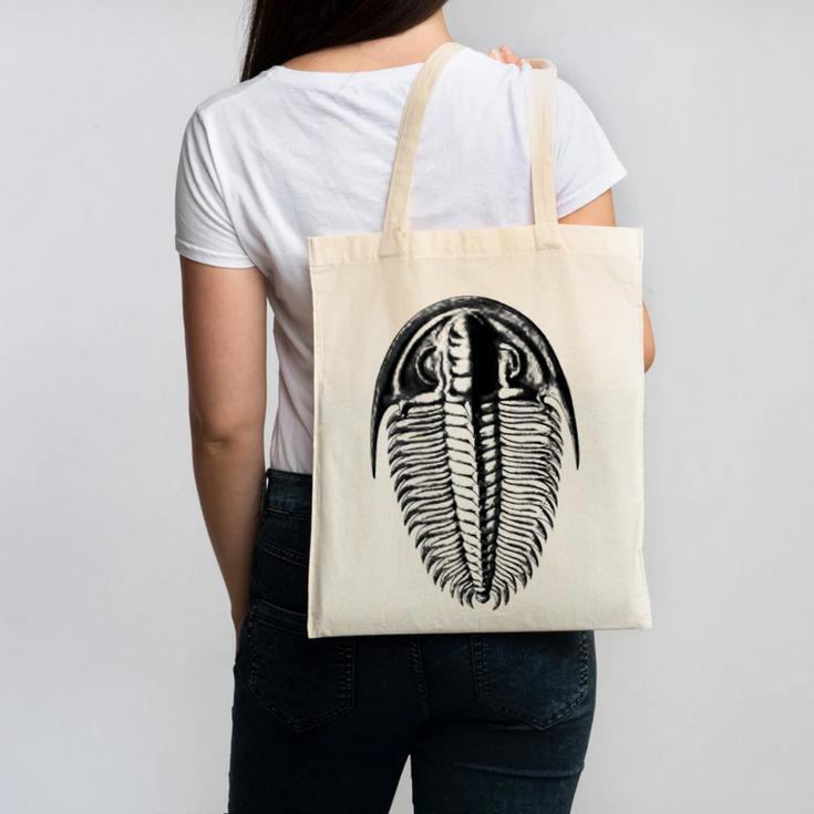 Trilobite Fossil Geology Teacher Student Geologist Canvas Tote Bag