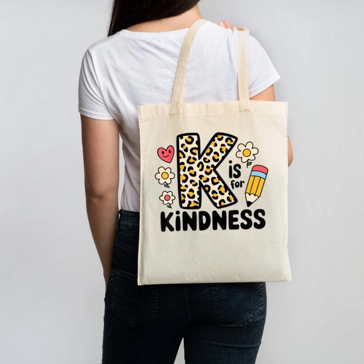 Unity Day Design Kindness Orange Teacher Kids Be Kind Canvas Tote Bag