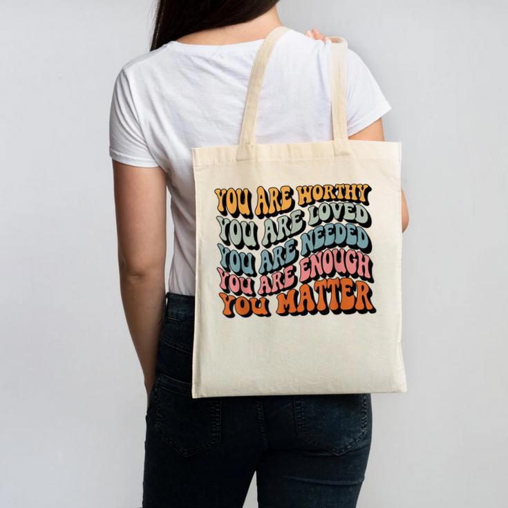 Unity Day Tee Orange Women Teacher You Matter Orange Be Kind Canvas Tote Bag