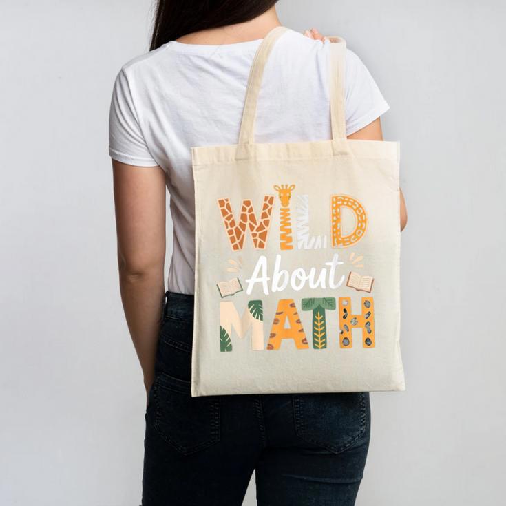 Wild About Math Cute Teacher Student Math Club Canvas Tote Bag, trending gift Wild About Math Cute Teacher Student Math Club Canvas Tote Bag, trending gift