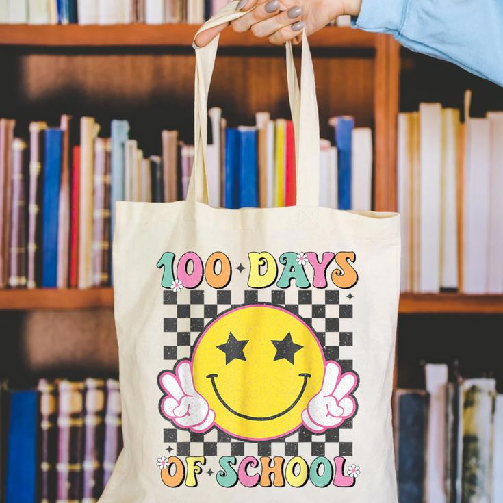 100th Day Of School Teacher Kids 100 Days Of School Canvas Tote Bag, funny gift