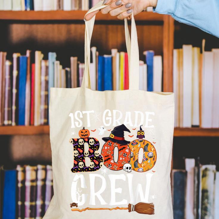 1st Grade Boo Crew Cute Ghost Halloween Teacher Kids Canvas Tote Bag, funny gift 1st Grade Boo Crew Cute Ghost Halloween Teacher Kids Canvas Tote Bag, funny gift