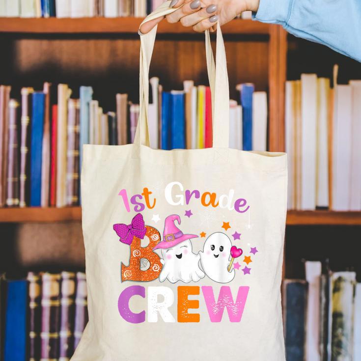 1st Grade Boo Crew First Grade Halloween Costume Teacher Kid Canvas Tote Bag, First Grade Teacher Tote Bags, funny gift 1st Grade Boo Crew First Grade Halloween Costume Teacher Kid Canvas Tote Bag, First Grade Teacher Tote Bags, funny gift