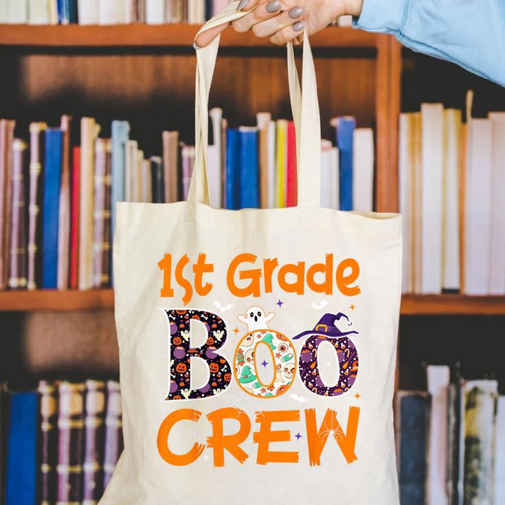 1st Grade Boo Crew First Grade Halloween Teacher Canvas Tote Bag, First Grade Teacher Tote Bags, funny gift 1st Grade Boo Crew First Grade Halloween Teacher Canvas Tote Bag, First Grade Teacher Tote Bags, funny gift