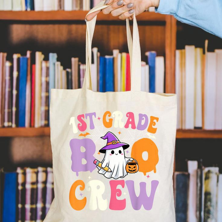 1st Grade Boo Crew Spooky First Grade Halloween Teacher Canvas Tote Bag, First Grade Teacher Tote Bags, funny gift 1st Grade Boo Crew Spooky First Grade Halloween Teacher Canvas Tote Bag, First Grade Teacher Tote Bags, funny gift