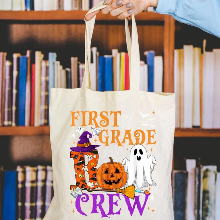 1st Grade Boo Crew Teacher Student Halloween Costume Canvas Tote Bag, funny gift 1st Grade Boo Crew Teacher Student Halloween Costume Canvas Tote Bag, funny gift