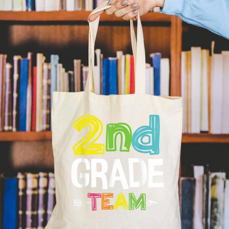 2nd Grade Team T-Shirt 2nd Grade Squad Teacher Canvas Tote Bag, 2nd Grade Teacher Tote Bags, funny gift 2nd Grade Team T-Shirt 2nd Grade Squad Teacher Canvas Tote Bag, 2nd Grade Teacher Tote Bags, funny gift