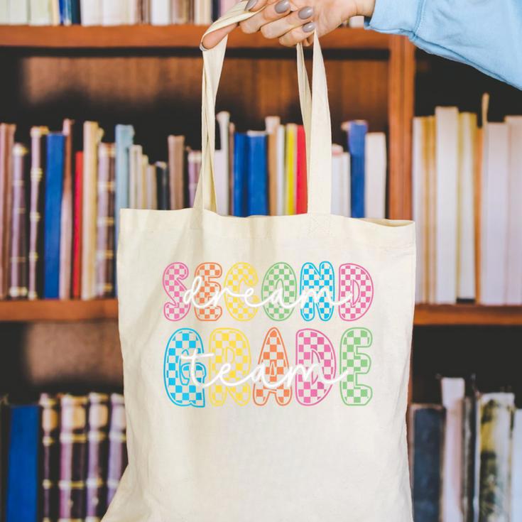 2nd Second Grade Dream Team Teacher First Day Back To School Canvas Tote Bag, 2nd Grade Teacher Tote Bags, First Grade Teacher Tote Bags, funny gift 2nd Second Grade Dream Team Teacher First Day Back To School Canvas Tote Bag, 2nd Grade Teacher Tote Bags, First Grade Teacher Tote Bags, funny gift
