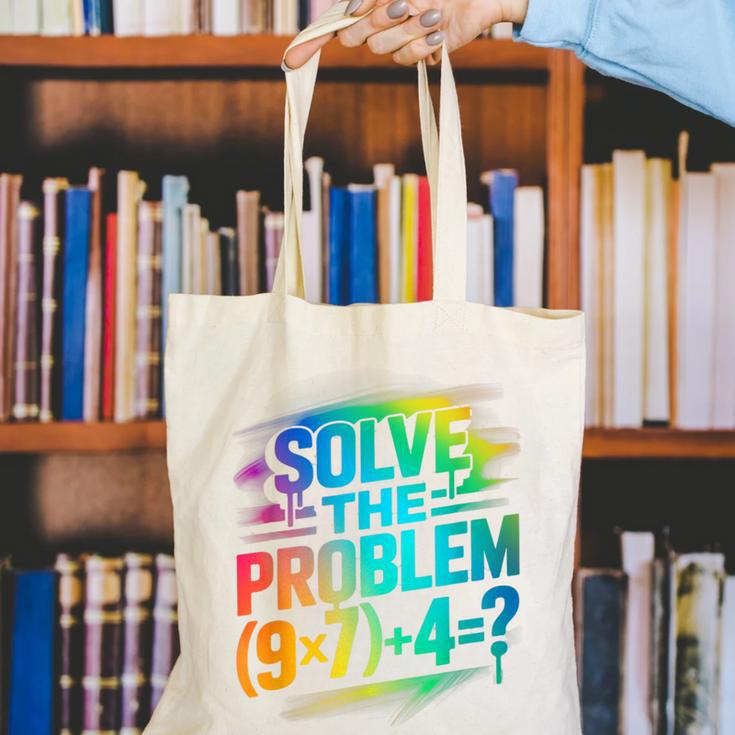 67 Meme PEMDAS Elementary Math Teacher Six Seven Canvas Tote Bag, funny gift