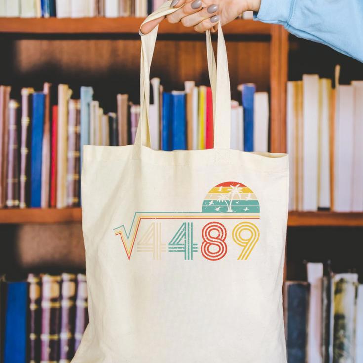 67 Vintage Meme Square Root 4489 Slang Math Teacher Canvas Tote Bag, funny gift 67 Vintage Meme Square Root 4489 Slang Math Teacher Canvas Tote Bag, funny gift