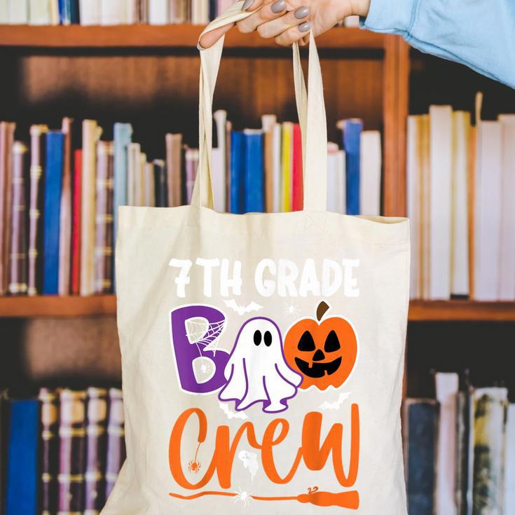 7th Grade Boo Crew Teacher Student Halloween Costume Canvas Tote Bag, funny gift 7th Grade Boo Crew Teacher Student Halloween Costume Canvas Tote Bag, funny gift