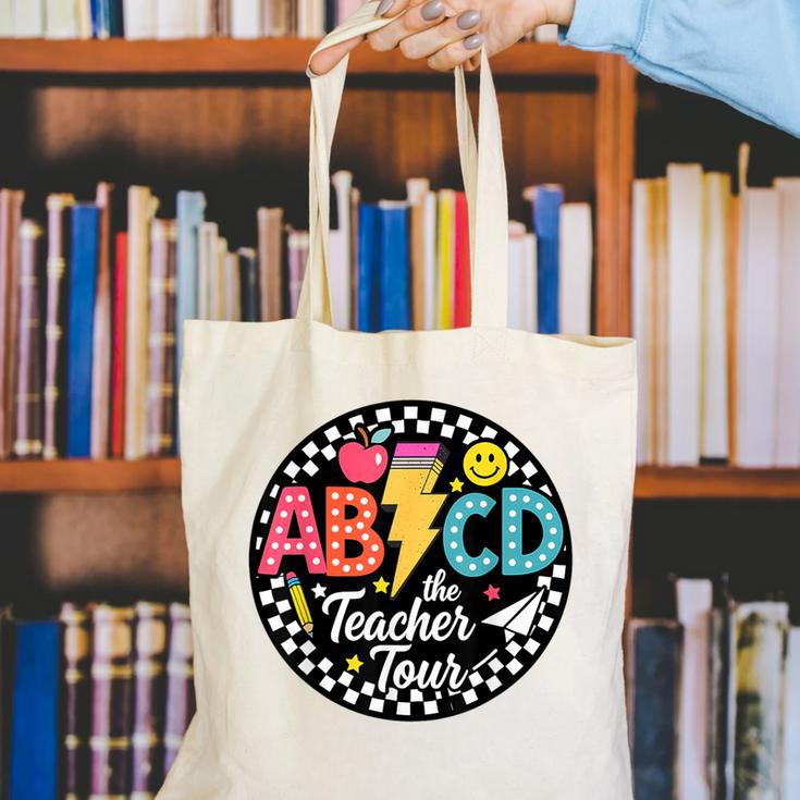 ABCD The Teacher Tour Back To School First Day Of School Canvas Tote Bag, funny gift ABCD The Teacher Tour Back To School First Day Of School Canvas Tote Bag, funny gift