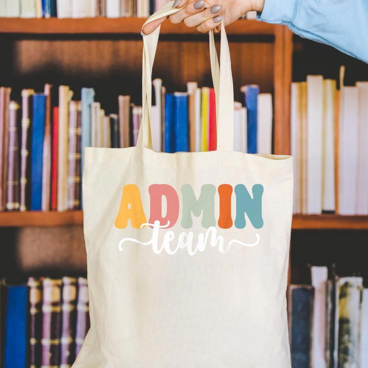Admin Team Back To School Teachers Students Admin Squad Canvas Tote Bag, funny gift Admin Team Back To School Teachers Students Admin Squad Canvas Tote Bag, funny gift