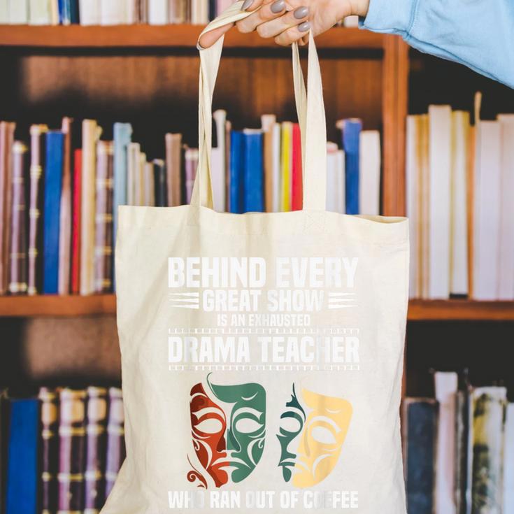 Theatre Teacher Drama Lover Theatre Mask Drama Teacher Canvas Tote Bag, funny gift Theatre Teacher Drama Lover Theatre Mask Drama Teacher Canvas Tote Bag, funny gift