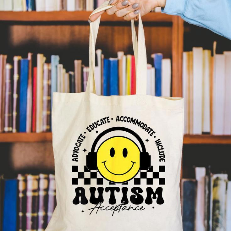 Autism Awareness Acceptance Special Education Teacher Kids Canvas Tote Bag, funny gift Autism Awareness Acceptance Special Education Teacher Kids Canvas Tote Bag, funny gift