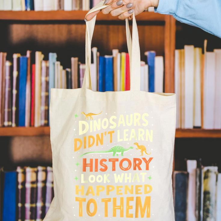 Back To School Dinosaur Social Studies Teacher Student Canvas Tote Bag, funny gift Back To School Dinosaur Social Studies Teacher Student Canvas Tote Bag, funny gift