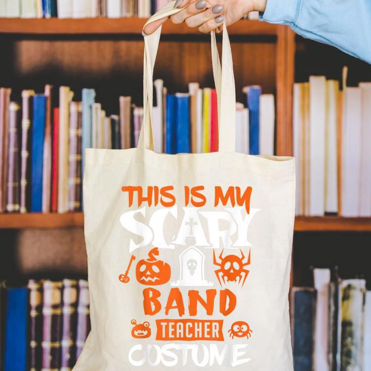 Band Teacher Halloween Shirt Costume School Marching Band For Men Women Canvas Tote Bag, funny gift
