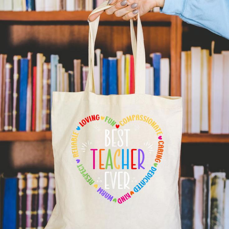 Best Teacher Ever Teacher Motivational Appreciation Canvas Tote Bag, funny gift Best Teacher Ever Teacher Motivational Appreciation Canvas Tote Bag, funny gift