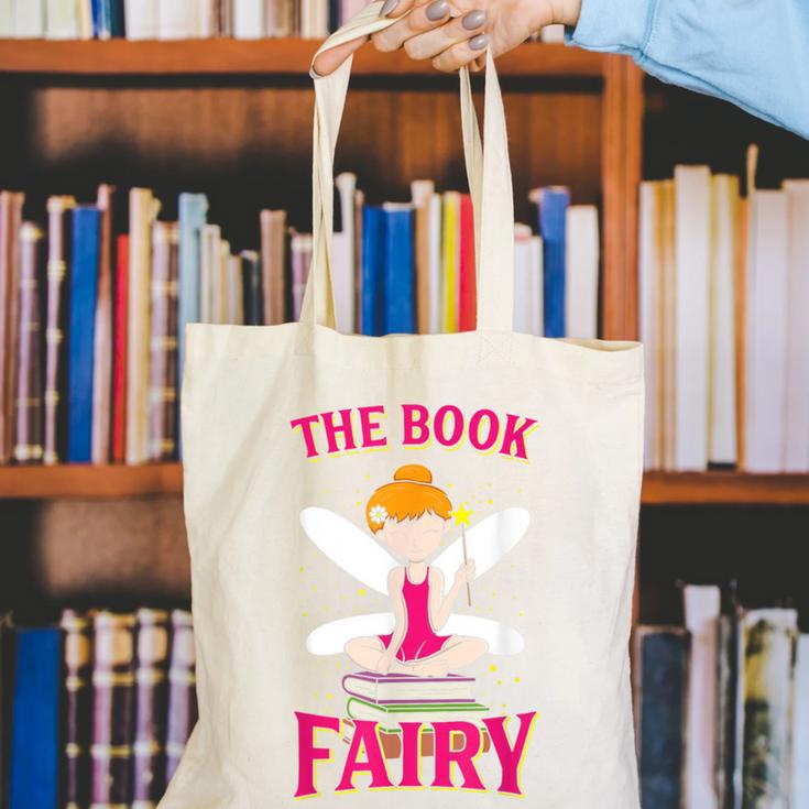 The Book Fairy Reading Teacher Librarian T-Shirt Canvas Tote Bag, funny gift The Book Fairy Reading Teacher Librarian T-Shirt Canvas Tote Bag, funny gift