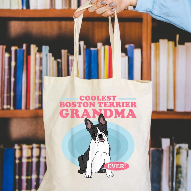 Boston Terrier Grandma Bostie Dog Owner Boston Terrier Men Women Canvas Tote Bag, funny gift