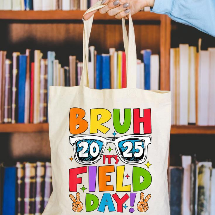 Bruh It's Field Day Teacher Boys Girls Kids Field Day 2025 Canvas Tote Bag, funny gift Bruh It's Field Day Teacher Boys Girls Kids Field Day 2025 Canvas Tote Bag, funny gift