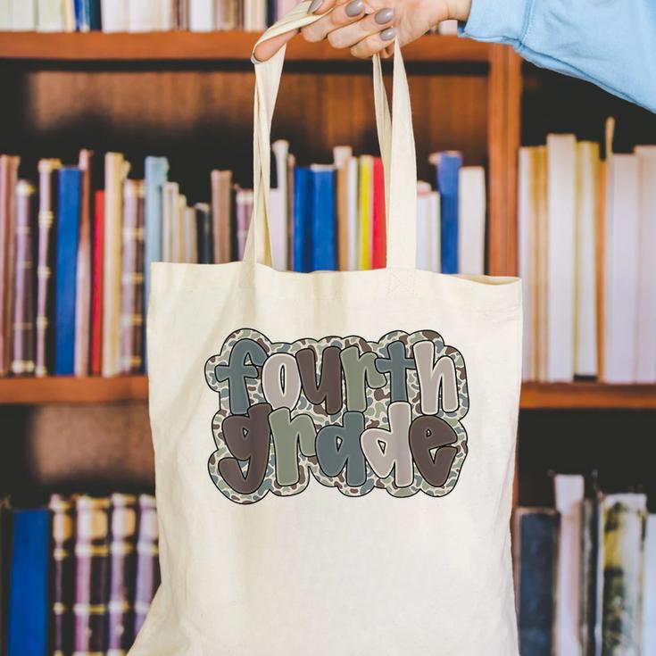 Camo Team 4th Grade Squad Back To School Teacher Kids Boys Canvas Tote Bag, 4th Grade Teacher Tote Bags, funny gift Camo Team 4th Grade Squad Back To School Teacher Kids Boys Canvas Tote Bag, 4th Grade Teacher Tote Bags, funny gift