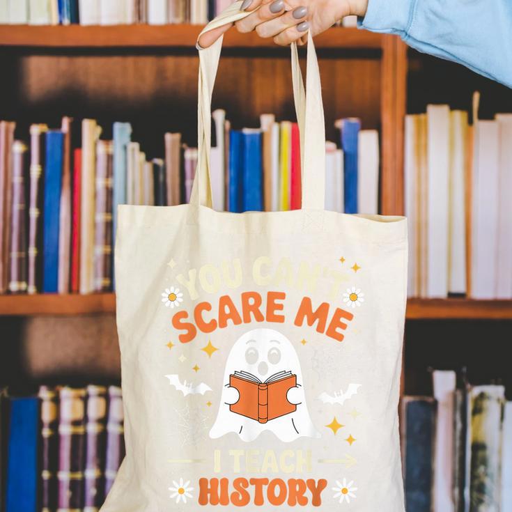 You Can't Scare Me I Teach History Retro Teacher Halloween Canvas Tote Bag, History Teacher Tote Bags, funny gift You Can't Scare Me I Teach History Retro Teacher Halloween Canvas Tote Bag, History Teacher Tote Bags, funny gift
