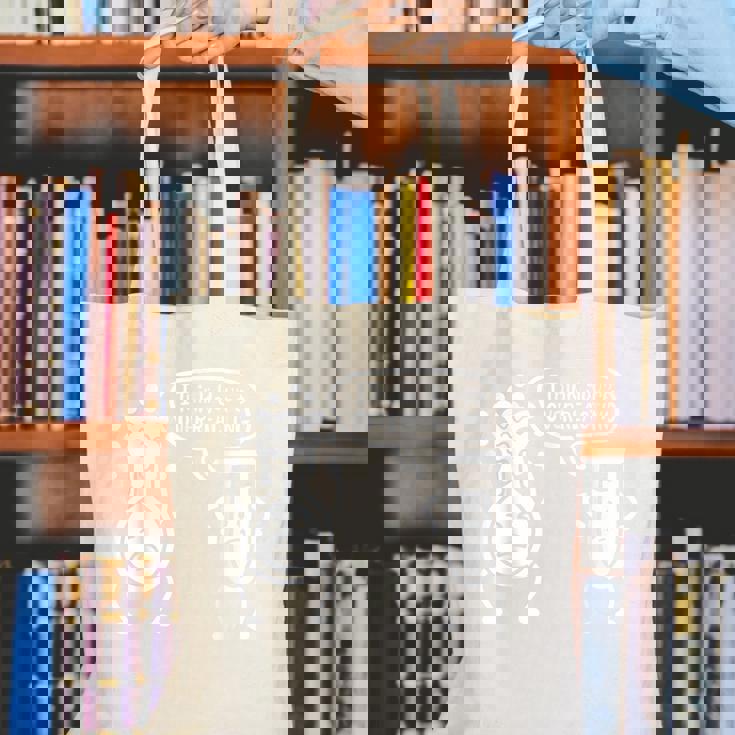 Chemistry Science Teacher I Think You&#x27;Re Overreacting Men Women Girls Kids Canvas Tote Bag, Science Teacher Tote Bags, funny gift