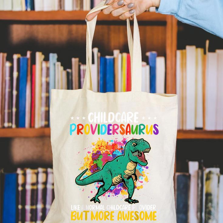 Childcare Providersaurus Daycare Teachers Canvas Tote Bag, funny gift Childcare Providersaurus Daycare Teachers Canvas Tote Bag, funny gift