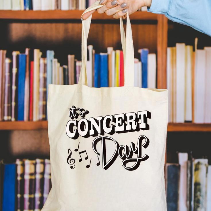 The Concert Day Elementary Music Teacher First Day Of School Canvas Tote Bag, funny gift The Concert Day Elementary Music Teacher First Day Of School Canvas Tote Bag, funny gift