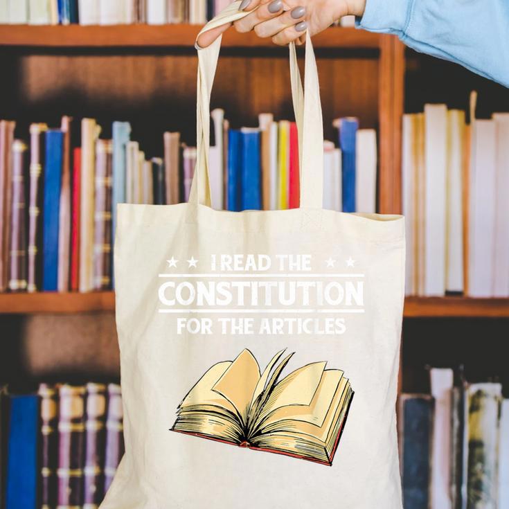Cool History Teacher Read The Constitution For The Articles Canvas Tote Bag, History Teacher Tote Bags, funny gift