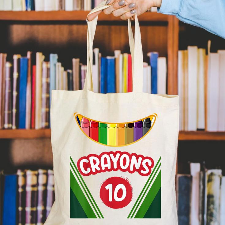 Crayon Box Fun Teacher Student Crayon Squad Halloween 2022 Canvas Tote Bag, funny gift Crayon Box Fun Teacher Student Crayon Squad Halloween 2022 Canvas Tote Bag, funny gift