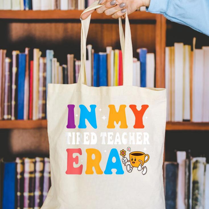 Cute Coffee Glass Face Happy Day In My Tired Teacher ERA For Men Women Canvas Tote Bag, funny gift Cute Coffee Glass Face Happy Day In My Tired Teacher ERA For Men Women Canvas Tote Bag, funny gift