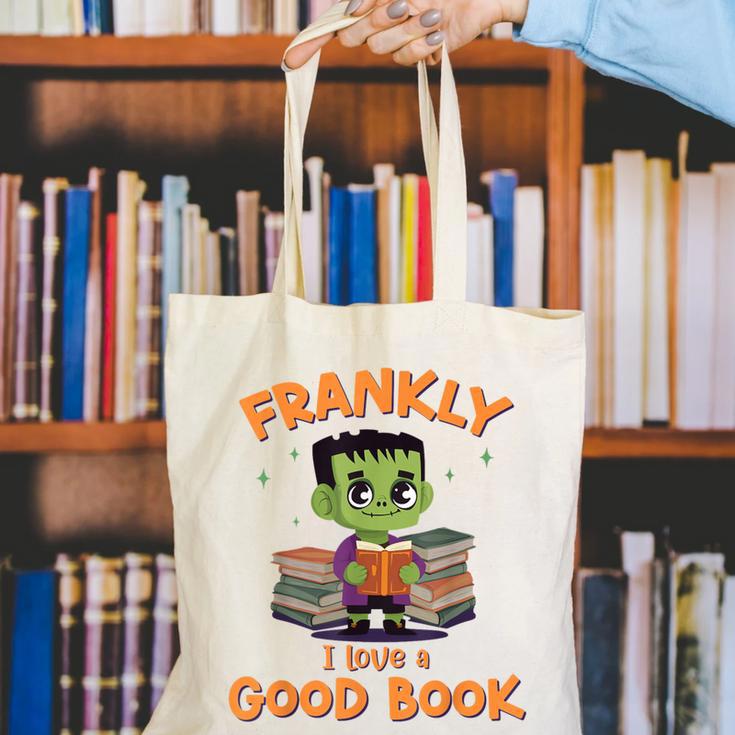 Cute Halloween Teacher Librarian Frankenstein Reading Books Canvas Tote Bag, funny gift Cute Halloween Teacher Librarian Frankenstein Reading Books Canvas Tote Bag, funny gift
