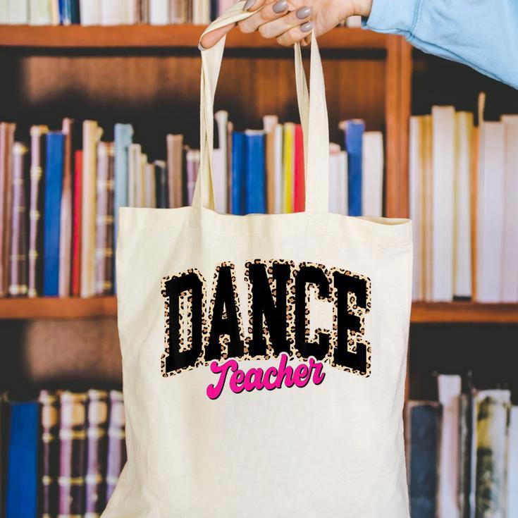 Dance Teacher Leopard Dancing Life Girls Women Dancer Canvas Tote Bag, funny gift Dance Teacher Leopard Dancing Life Girls Women Dancer Canvas Tote Bag, funny gift