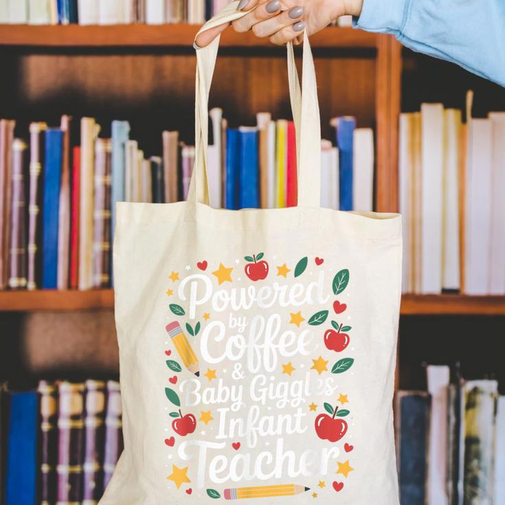 Daycare Provider Infant Teacher Quotes Toddler Teaching Canvas Tote Bag, funny gift Daycare Provider Infant Teacher Quotes Toddler Teaching Canvas Tote Bag, funny gift