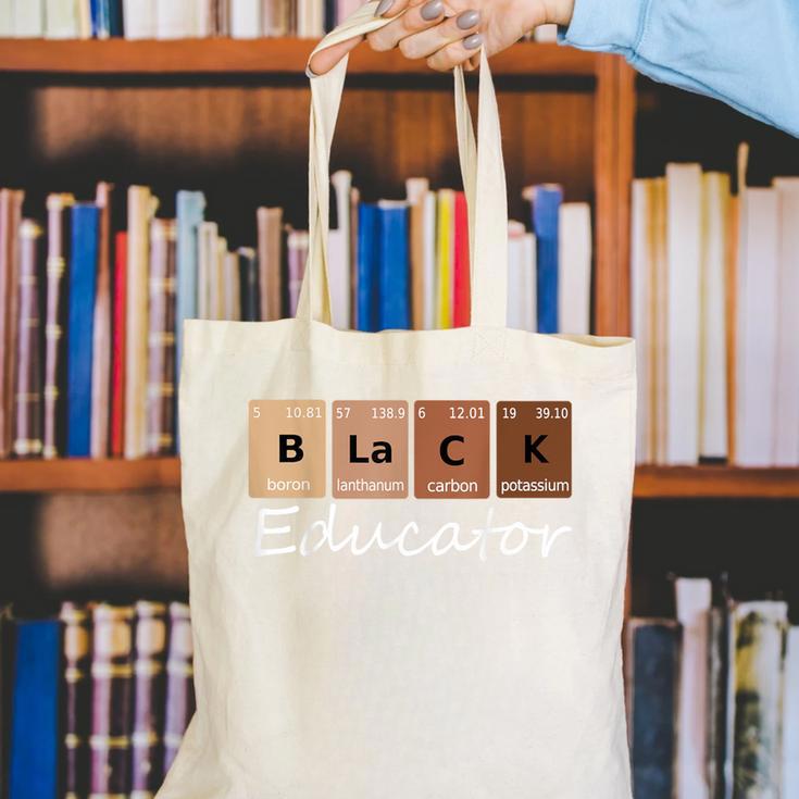 Educator Science Teacher Melanin Educator Science Canvas Tote Bag, Science Teacher Tote Bags, funny gift Educator Science Teacher Melanin Educator Science Canvas Tote Bag, Science Teacher Tote Bags, funny gift